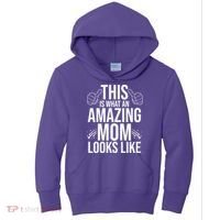 This Is What An Amazing Mom Looks Like Kids Hoodie thumb 0