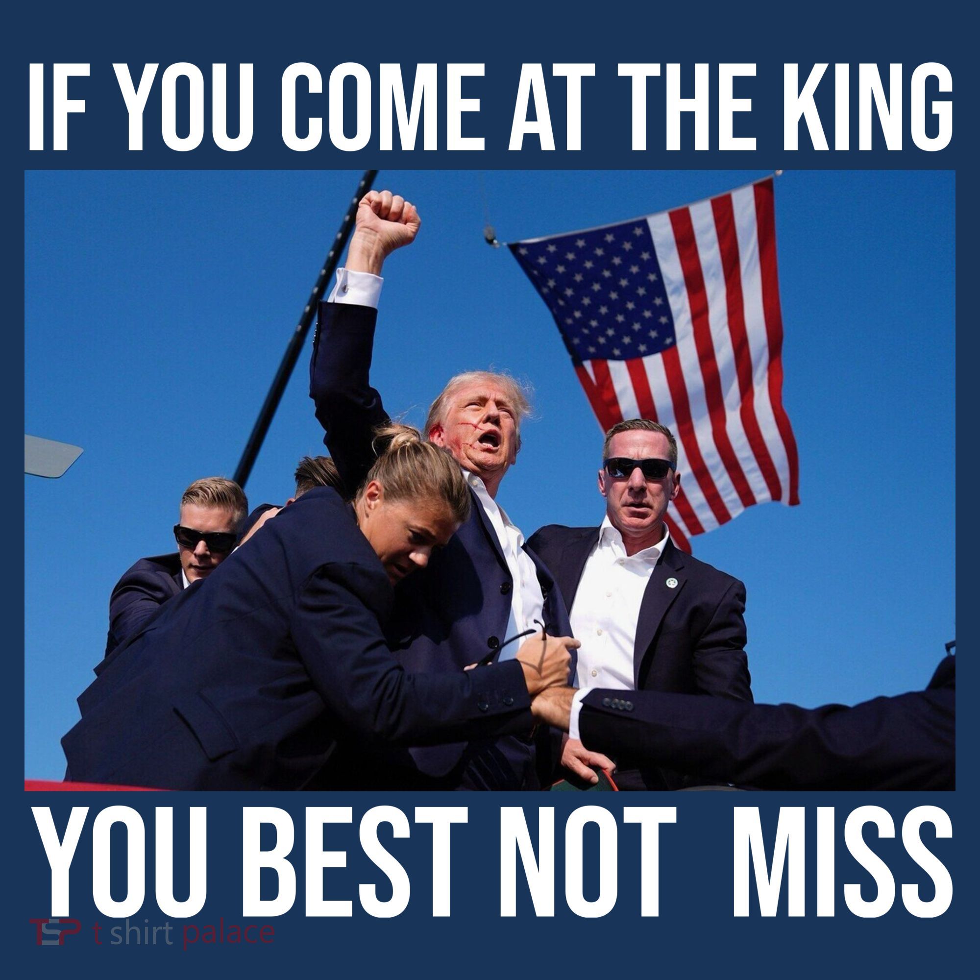 Trump If You Come At The King You Best Not Miss Women's Hoodie