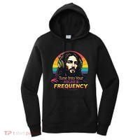 Tune Into Your Higher Frequency Jesus Women's Hoodie thumb 0