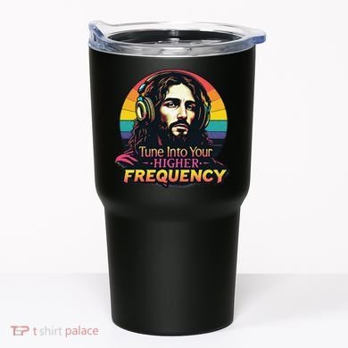 Tune Into Your Higher Frequency Jesus Tumbler