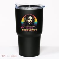 Tune Into Your Higher Frequency Jesus Tumbler thumb 0