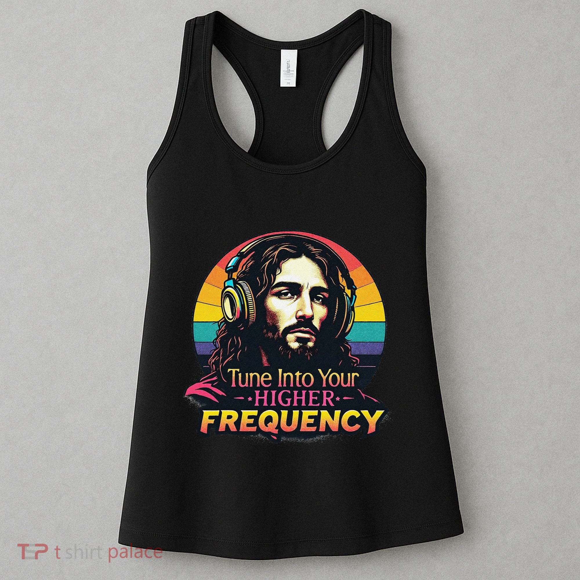 Tune Into Your Higher Frequency Jesus Women's Tank Top
