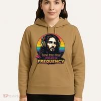 Tune Into Your Higher Frequency Jesus Hoodie thumb 5