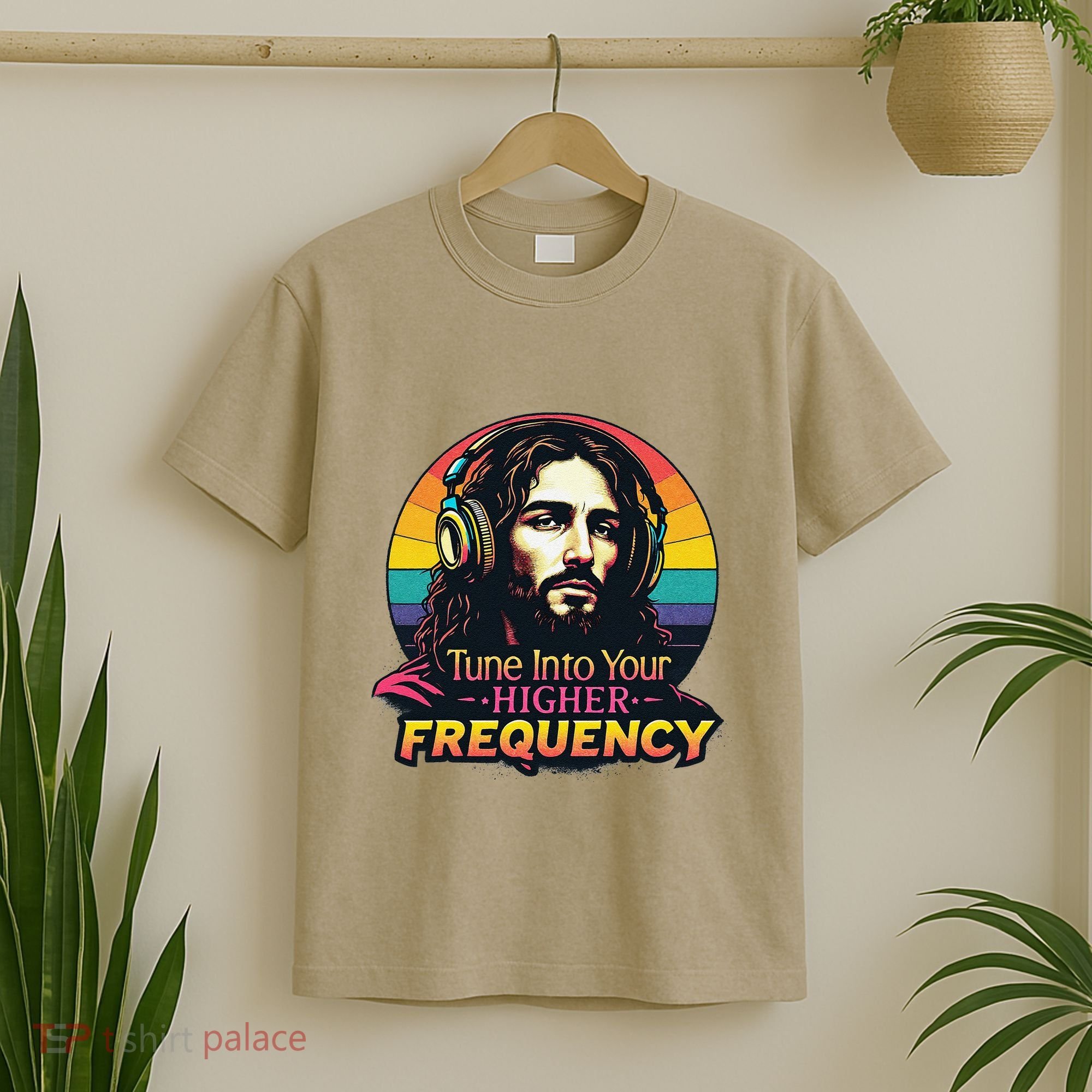 Tune Into Your Higher Frequency Jesus T-Shirt