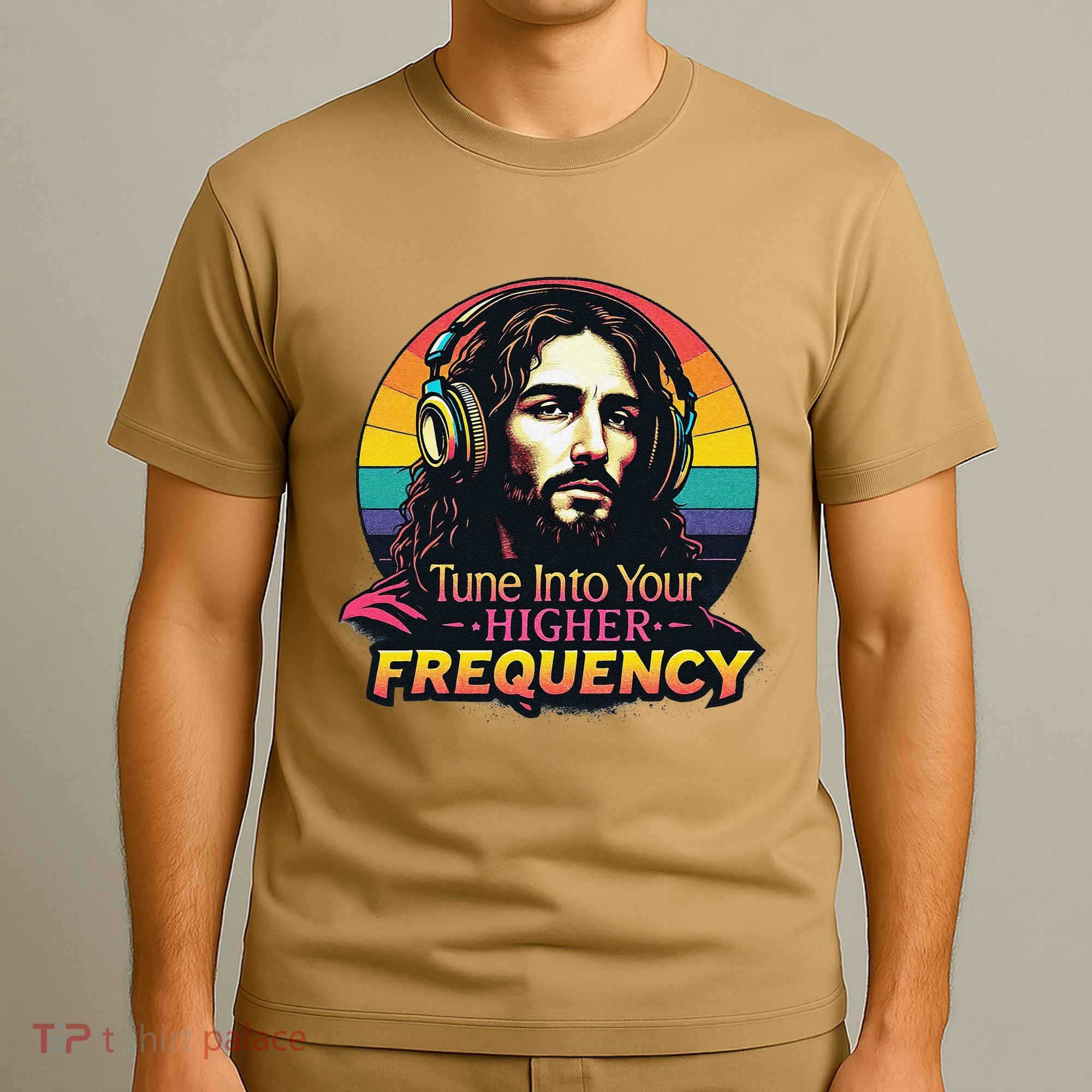 Tune Into Your Higher Frequency Jesus T-Shirt