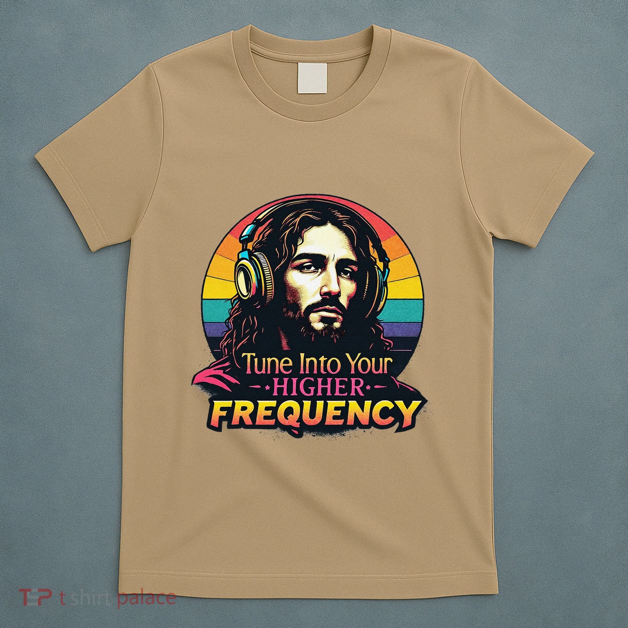 Tune Into Your Higher Frequency Jesus T-Shirt