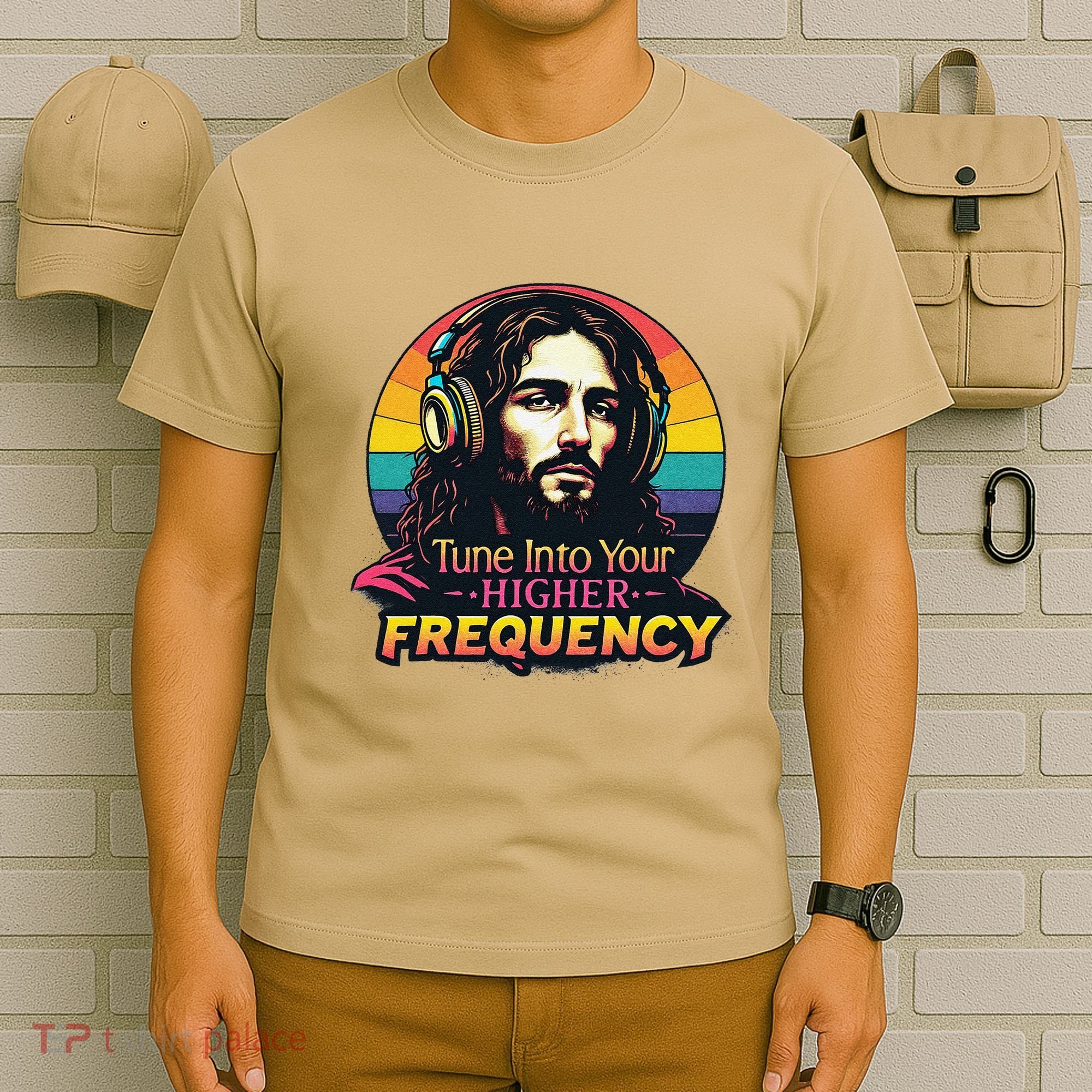 Tune Into Your Higher Frequency Jesus T-Shirt