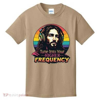 Tune Into Your Higher Frequency Jesus Kids T-Shirt