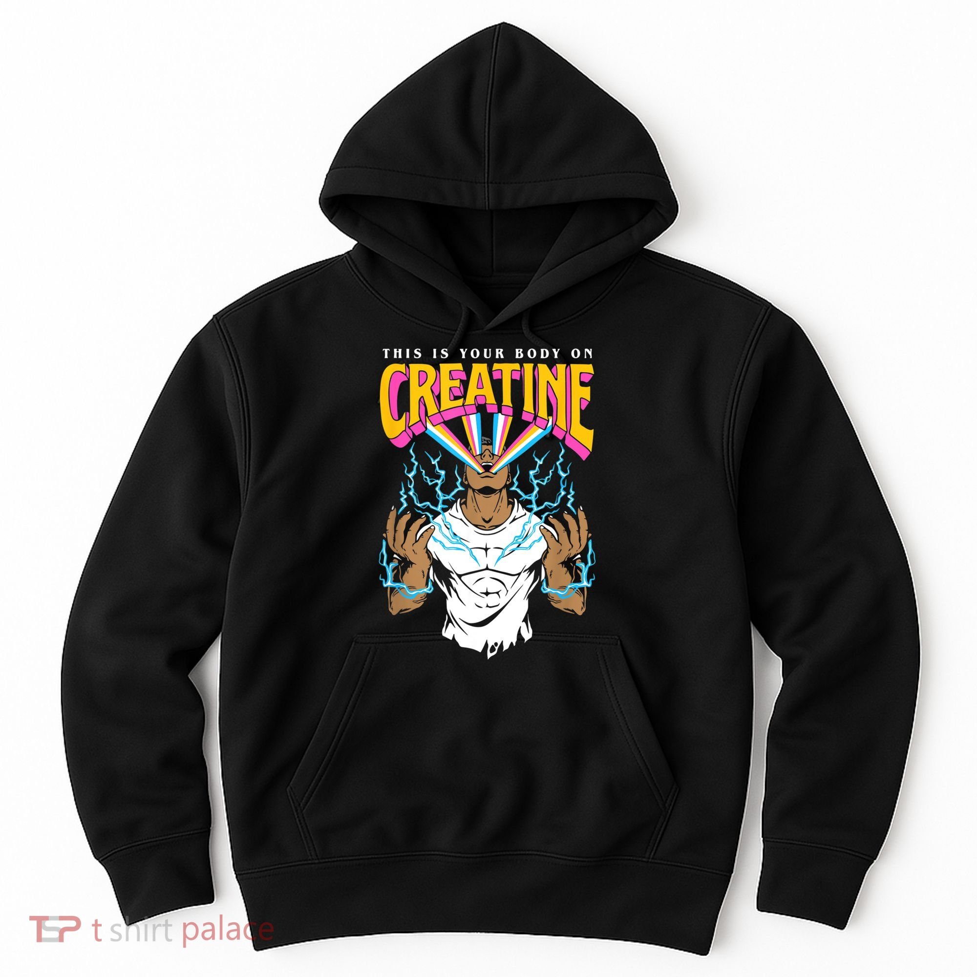 This Is Your Body On Creatine Workout Gym Birthday Gift Hoodie