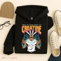 This Is Your Body On Creatine Workout Gym Birthday Gift Hoodie thumb 4