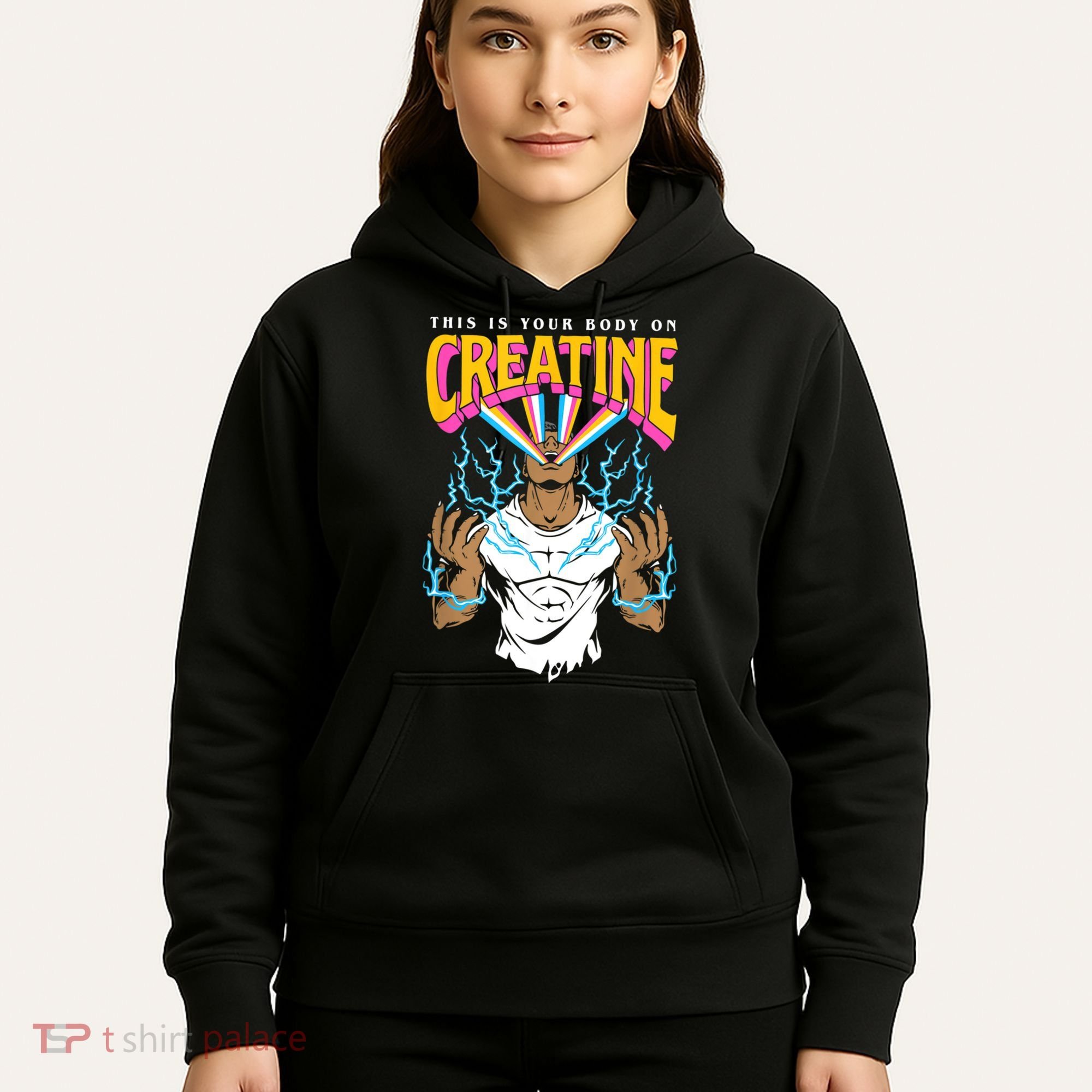This Is Your Body On Creatine Workout Gym Birthday Gift Hoodie