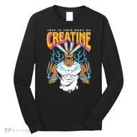 This Is Your Body On Creatine Workout Gym Birthday Gift Long Sleeve Shirt thumb 0