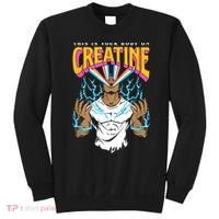 This Is Your Body On Creatine Workout Gym Birthday Gift Sweatshirt thumb 0