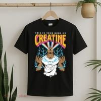 This Is Your Body On Creatine Workout Gym Birthday Gift T-Shirt thumb 2