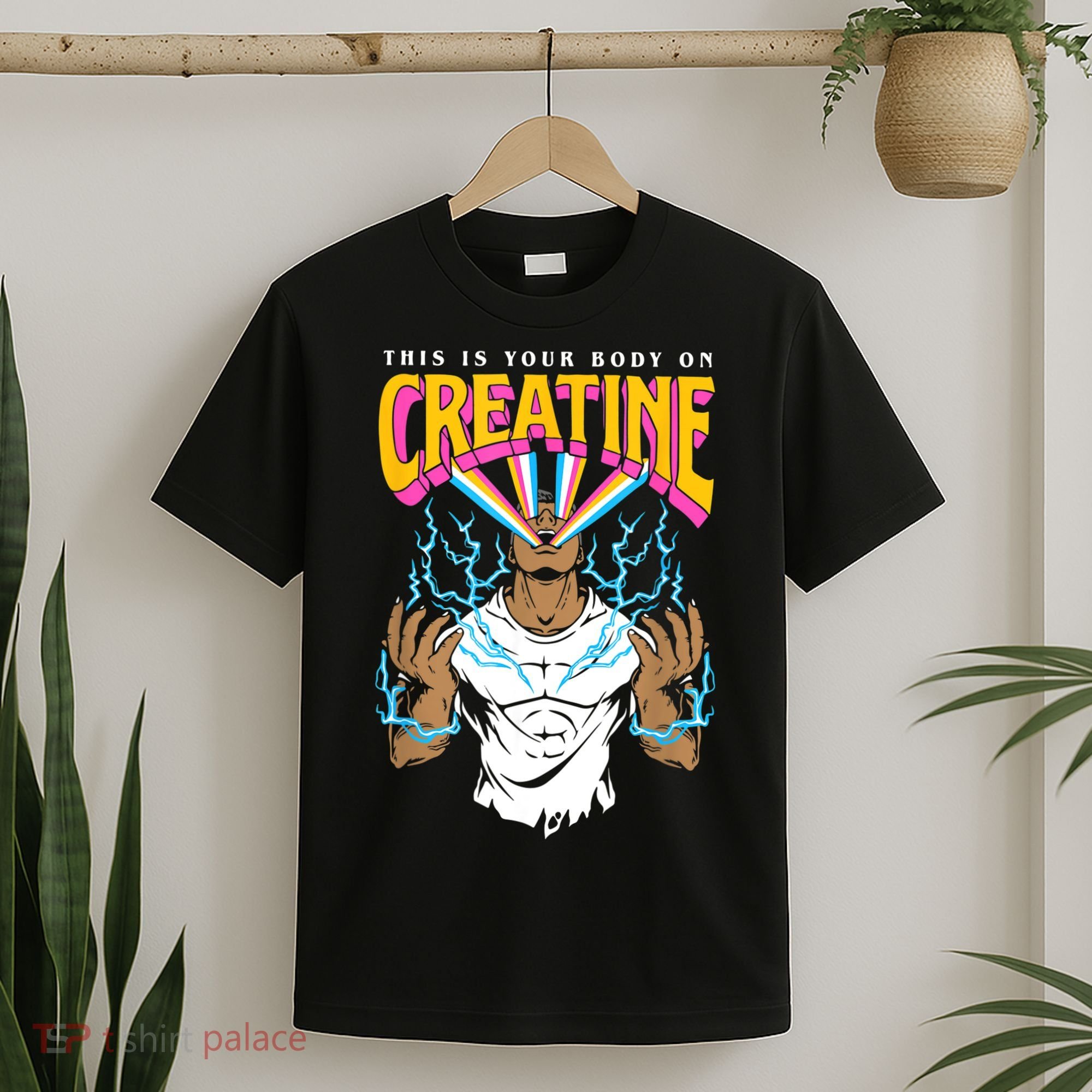 This Is Your Body On Creatine Workout Gym Birthday Gift T-Shirt
