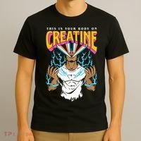This Is Your Body On Creatine Workout Gym Birthday Gift T-Shirt thumb 3