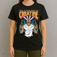 This Is Your Body On Creatine Workout Gym Birthday Gift T-Shirt thumb 4