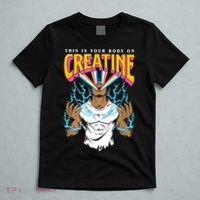 This Is Your Body On Creatine Workout Gym Birthday Gift T-Shirt thumb 5