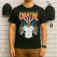 This Is Your Body On Creatine Workout Gym Birthday Gift T-Shirt thumb 6