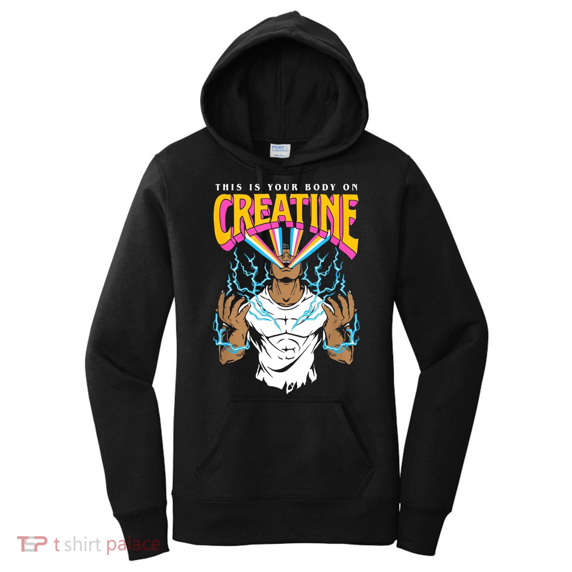 This Is Your Body On Creatine Workout Gym Birthday Gift Women's Hoodie