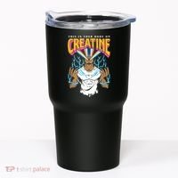 This Is Your Body On Creatine Workout Gym Birthday Gift Tumbler thumb 0