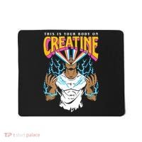This Is Your Body On Creatine Workout Gym Birthday Gift Mousepad thumb 0