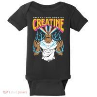 This Is Your Body On Creatine Workout Gym Birthday Gift Baby Bodysuit thumb 0