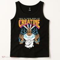 This Is Your Body On Creatine Workout Gym Birthday Gift Tank Top thumb 2
