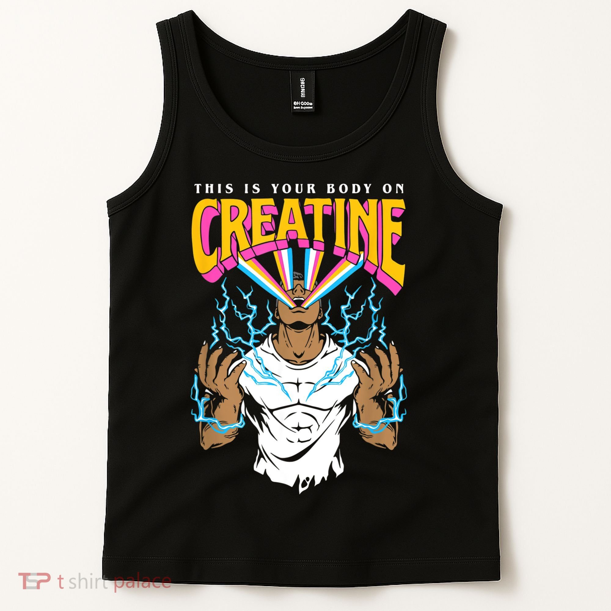 This Is Your Body On Creatine Workout Gym Birthday Gift Tank Top