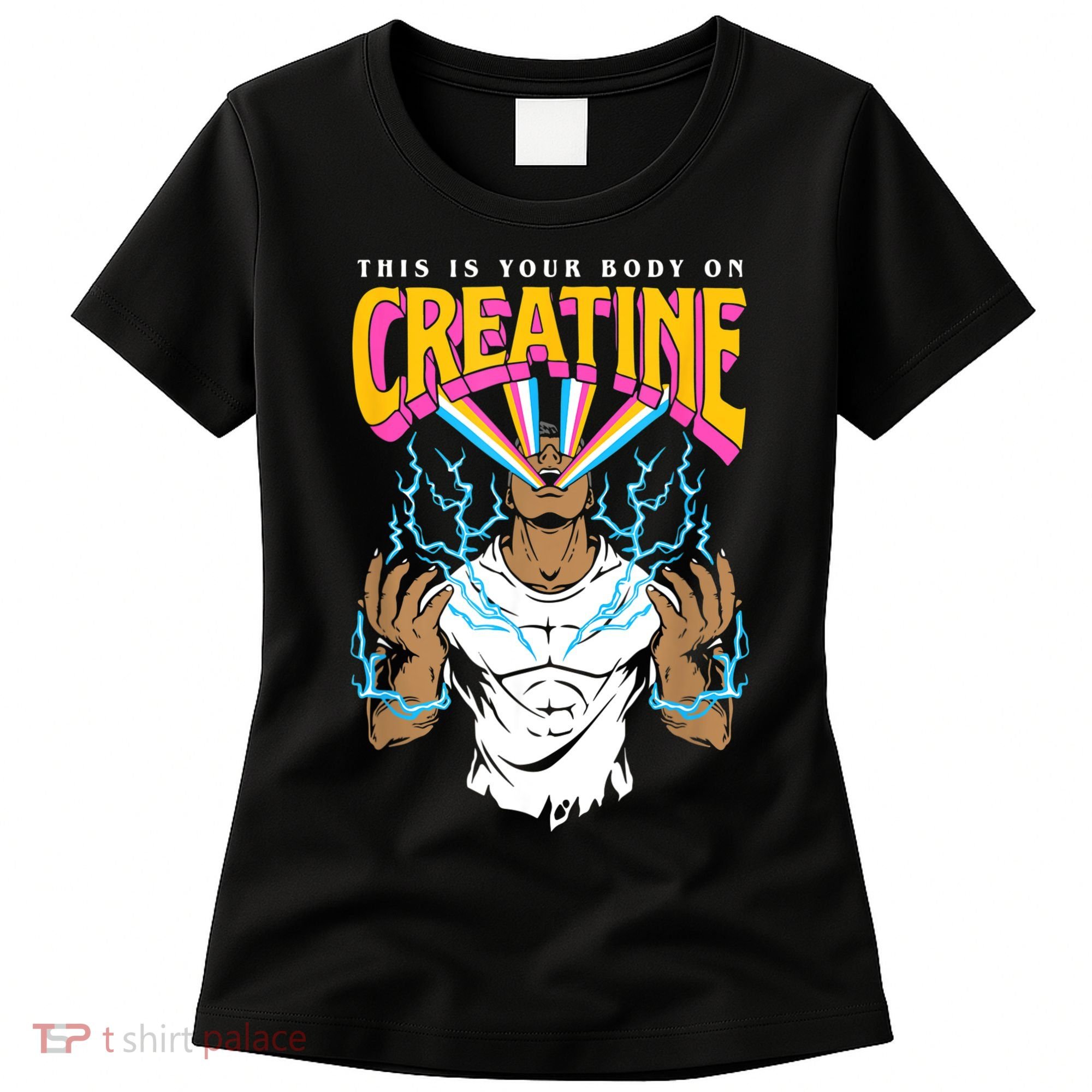 This Is Your Body On Creatine Workout Gym Birthday Gift Women's T-Shirt