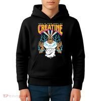 This Is Your Body On Creatine Workout Gym Birthday Gift Kids Hoodie thumb 4