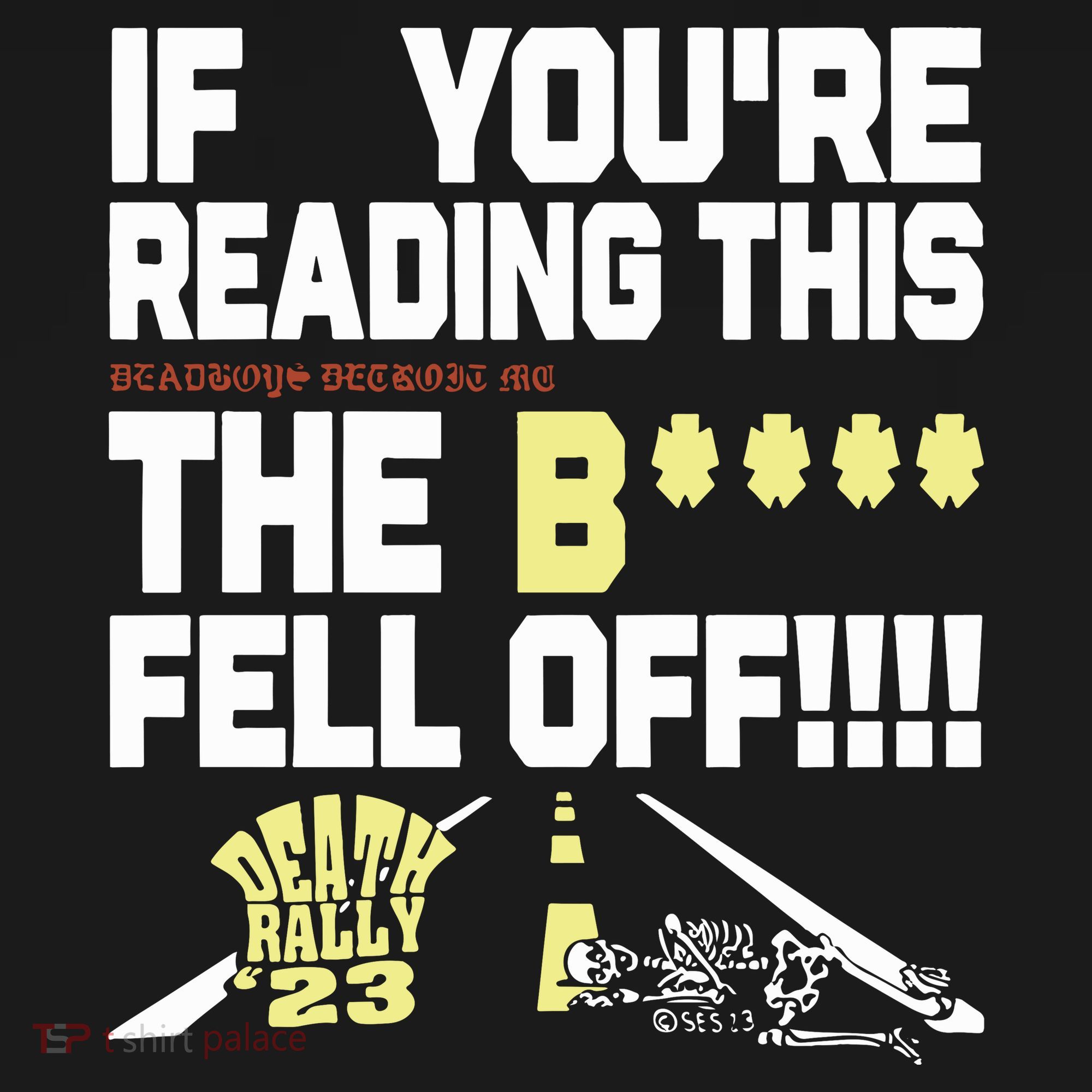 Teamsesh If YouRe Reading This Deadboys Detroit Mc The Bitch Fell Off Death Women's Tank Top