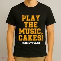 The Junkies 106.7 The Fan Play The Music Cakes T-Shirt thumb 3