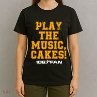 The Junkies 106.7 The Fan Play The Music Cakes T-Shirt thumb 4