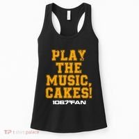 The Junkies 106.7 The Fan Play The Music Cakes Women's Tank Top thumb 0