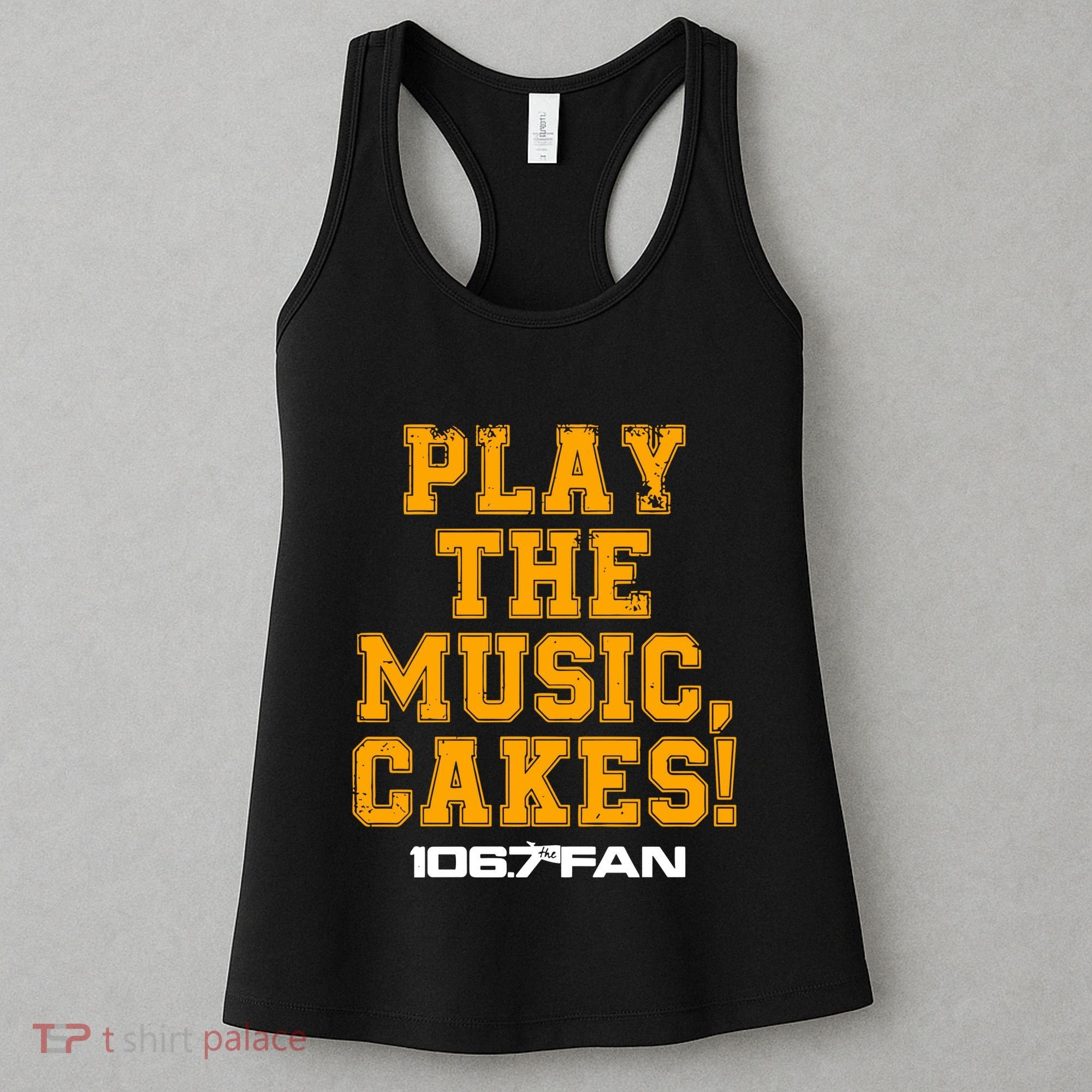 The Junkies 106.7 The Fan Play The Music Cakes Women's Tank Top