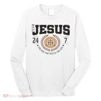 Team Jesus 24 7 The Way The Truth The Life Long Sleeve Shirt thumb 0