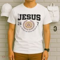 Team Jesus 24 7 The Way The Truth The Life T-Shirt thumb 6