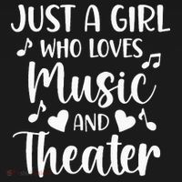Theater Just A Girl Who Loves Theater T-Shirt thumb 7