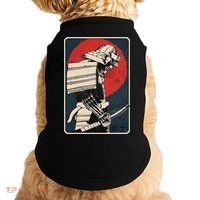 Tokyo Japanese Asia Martial Arts Style Retro Samurai Doggie Tank thumb 0