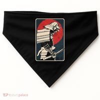 Tokyo Japanese Asia Martial Arts Style Retro Samurai USA-Made Doggie Bandana thumb 0