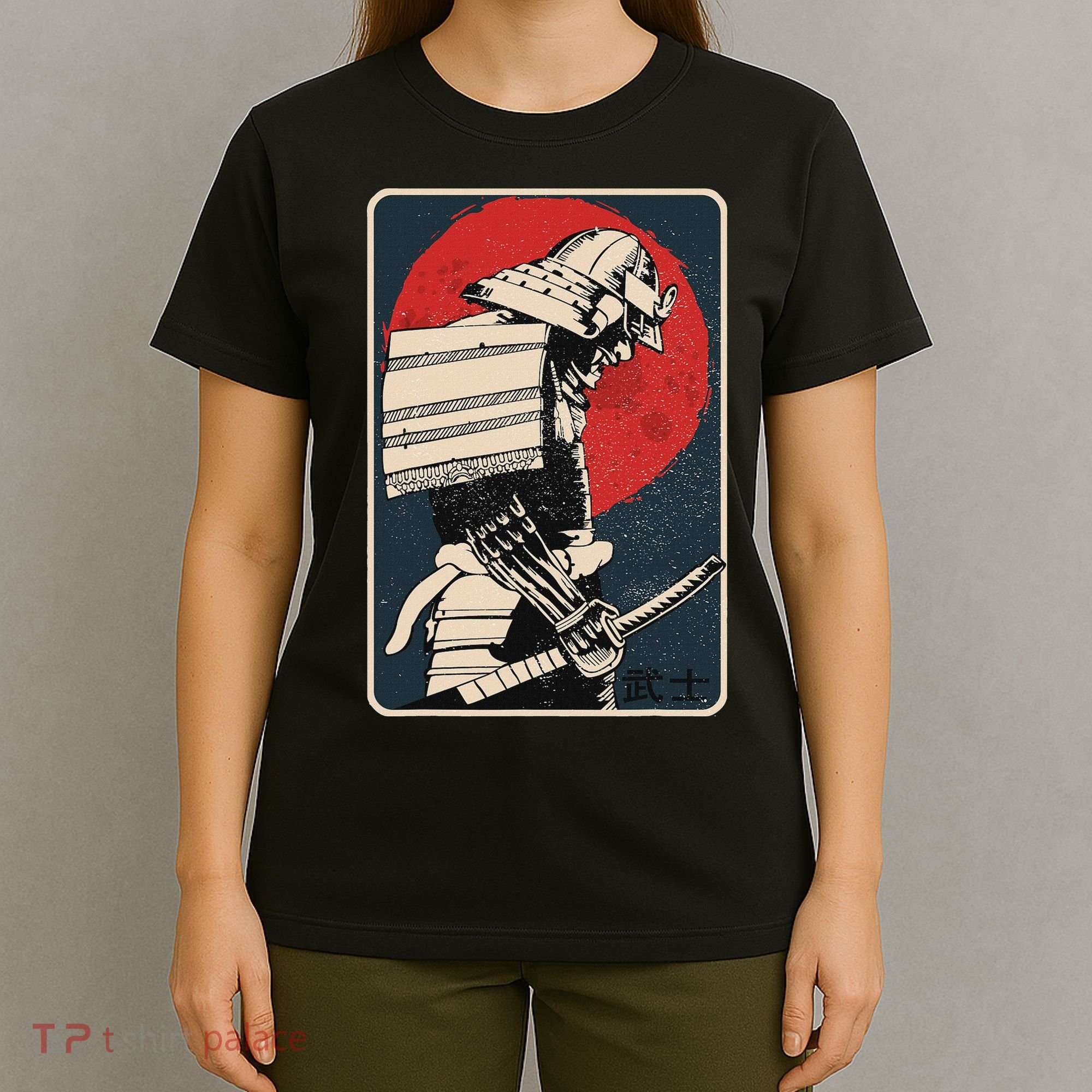 Tokyo Japanese Asia Martial Arts Style Retro Samurai T-Shirt