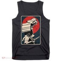 Tokyo Japanese Asia Martial Arts Style Retro Samurai Tank Top thumb 0