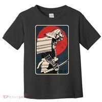 Tokyo Japanese Asia Martial Arts Style Retro Samurai Toddler T-Shirt thumb 0