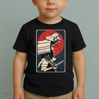 Tokyo Japanese Asia Martial Arts Style Retro Samurai Toddler T-Shirt thumb 2