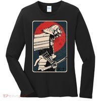 Tokyo Japanese Asia Martial Arts Style Retro Samurai Women's Long Sleeve Shirt thumb 0