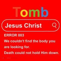 Tomb Jesus Christ Error 003 We Couldnt Find The Body Santa Hat thumb 1