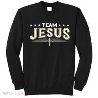 Team Jesus Christian Prayer Warrior Bible Christ Believer Sweatshirt thumb 0