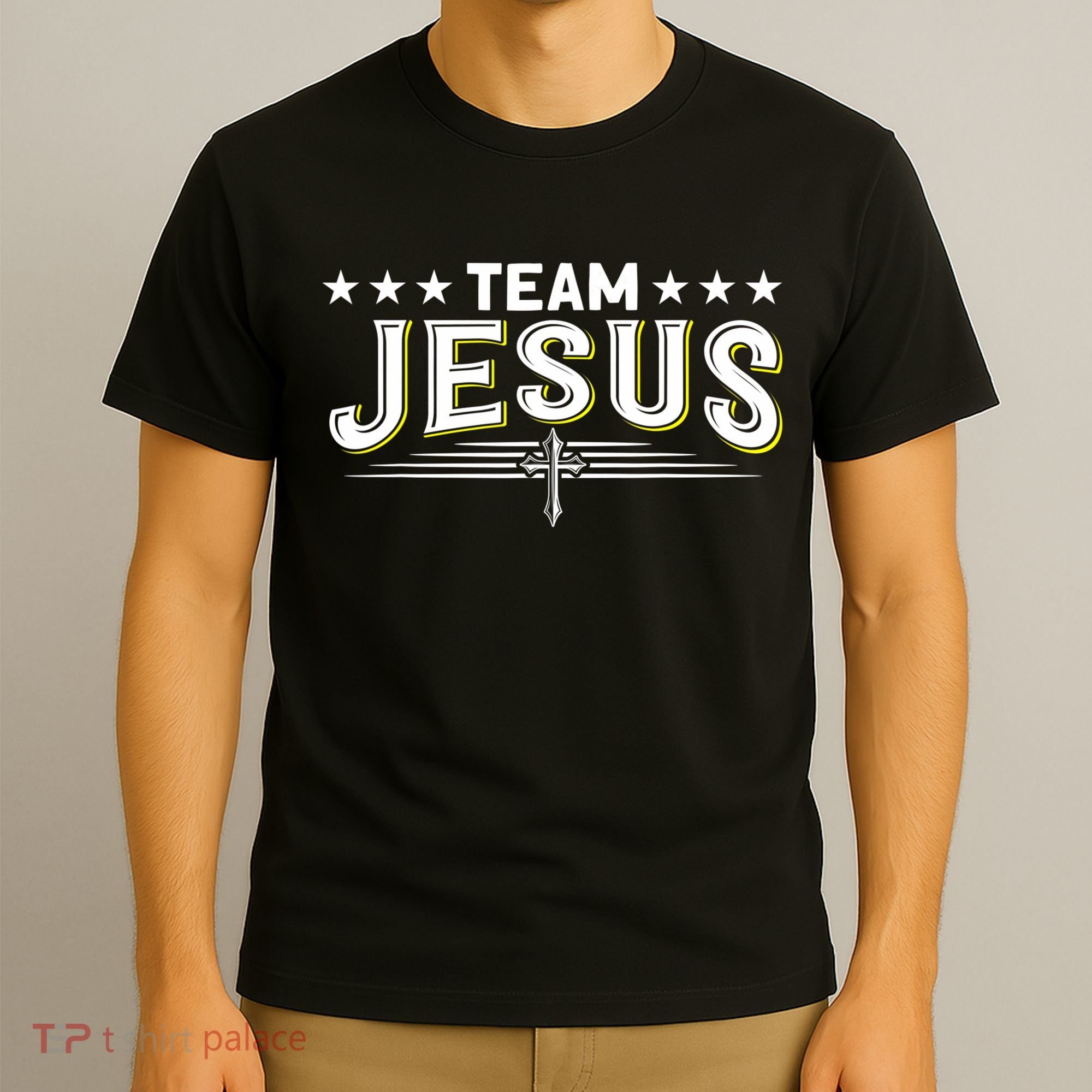 Team Jesus Christian Prayer Warrior Bible Christ Believer T-Shirt