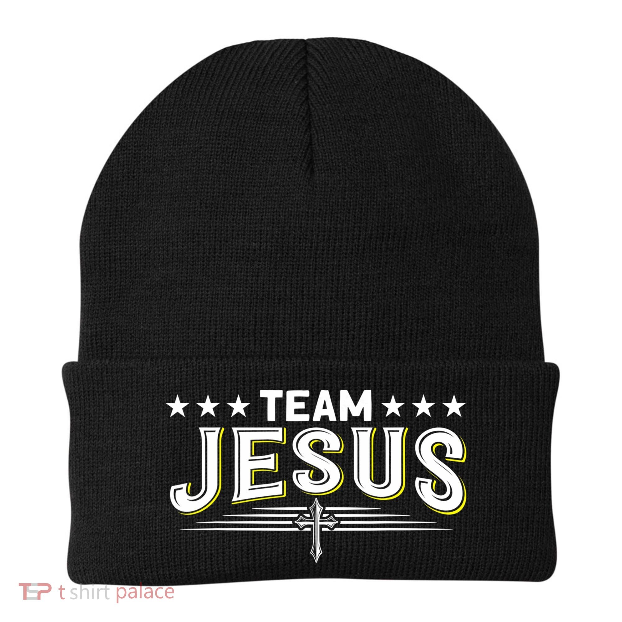 Team Jesus Christian Prayer Warrior Bible Christ Believer Beanie